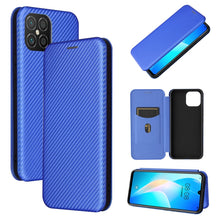 Load image into Gallery viewer, Carbon Fiber Texture Magnetic Horizontal Flip TPU + PC + PU Leather Case with Card Slot, For Huawei Y9a, For Huawei nova 8 SE, For Huawei Honor 10X Lite, For Samsung Galaxy A12 / M12, For Samsung Galaxy A32 5G, For Samsung Galaxy S30                   ...