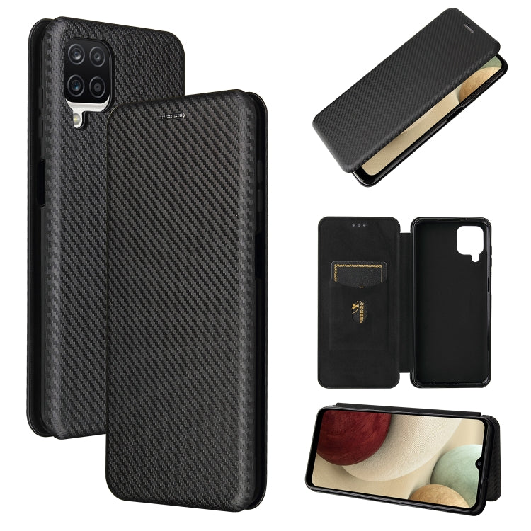 Carbon Fiber Texture Magnetic Horizontal Flip TPU + PC + PU Leather Case with Card Slot, For Huawei Y9a, For Huawei nova 8 SE, For Huawei Honor 10X Lite, For Samsung Galaxy A12 / M12, For Samsung Galaxy A32 5G, For Samsung Galaxy S30                   ...