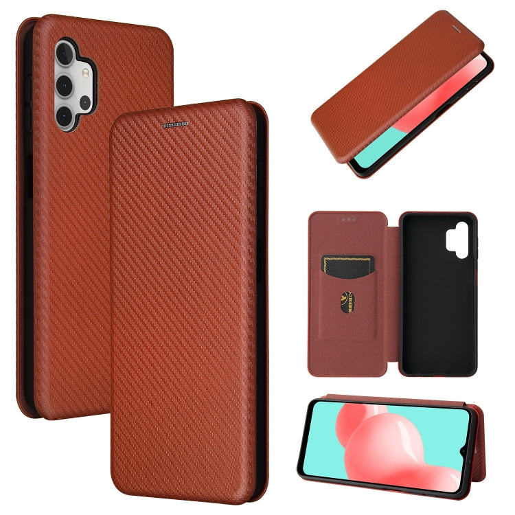 Carbon Fiber Texture Magnetic Horizontal Flip TPU + PC + PU Leather Case with Card Slot, For Huawei Y9a, For Huawei nova 8 SE, For Huawei Honor 10X Lite, For Samsung Galaxy A12 / M12, For Samsung Galaxy A32 5G, For Samsung Galaxy S30                   ...