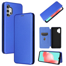 Load image into Gallery viewer, Carbon Fiber Texture Magnetic Horizontal Flip TPU + PC + PU Leather Case with Card Slot, For Huawei Y9a, For Huawei nova 8 SE, For Huawei Honor 10X Lite, For Samsung Galaxy A12 / M12, For Samsung Galaxy A32 5G, For Samsung Galaxy S30                   ...