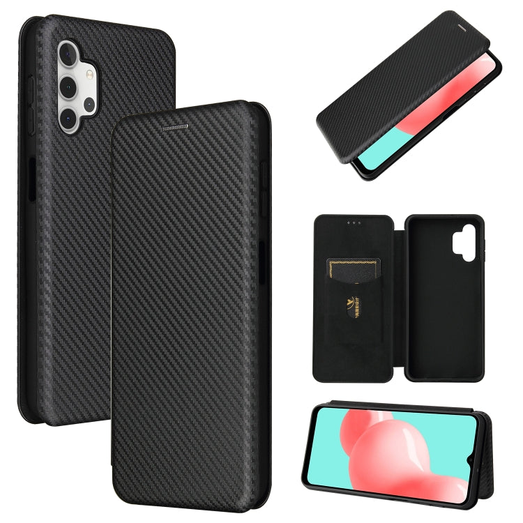 Carbon Fiber Texture Magnetic Horizontal Flip TPU + PC + PU Leather Case with Card Slot, For Huawei Y9a, For Huawei nova 8 SE, For Huawei Honor 10X Lite, For Samsung Galaxy A12 / M12, For Samsung Galaxy A32 5G, For Samsung Galaxy S30                   ...