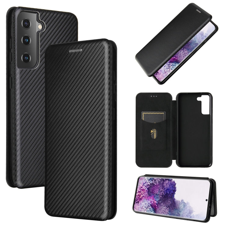 Carbon Fiber Texture Magnetic Horizontal Flip TPU + PC + PU Leather Case with Card Slot, For Huawei Y9a, For Huawei nova 8 SE, For Huawei Honor 10X Lite, For Samsung Galaxy A12 / M12, For Samsung Galaxy A32 5G, For Samsung Galaxy S30                   ...