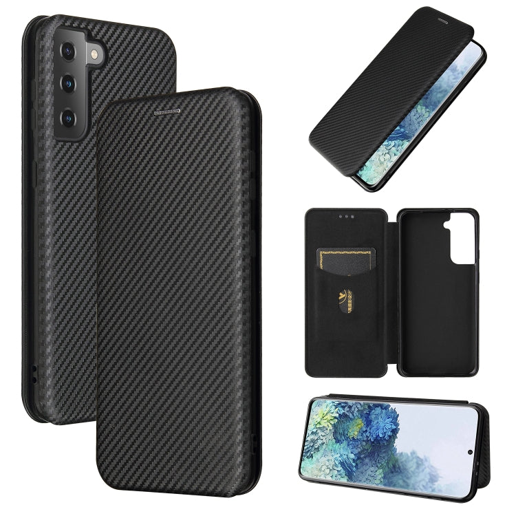 Carbon Fiber Texture Magnetic Horizontal Flip TPU + PC + PU Leather Case with Card Slot, For Huawei Y9a, For Huawei nova 8 SE, For Huawei Honor 10X Lite, For Samsung Galaxy A12 / M12, For Samsung Galaxy A32 5G, For Samsung Galaxy S30                   ...