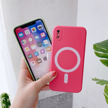 Load image into Gallery viewer, Liquid Silicone Full Coverage Shockproof Magsafe Case, For iPhone X / XS, For iPhone XR, For iPhone XS Max