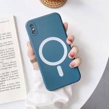 Load image into Gallery viewer, Liquid Silicone Full Coverage Shockproof Magsafe Case, For iPhone X / XS, For iPhone XR, For iPhone XS Max