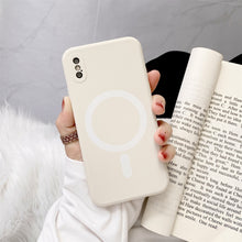 Load image into Gallery viewer, Liquid Silicone Full Coverage Shockproof Magsafe Case, For iPhone X / XS, For iPhone XR, For iPhone XS Max