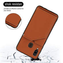 Load image into Gallery viewer, Skin Feel PU + TPU + PC Back Cover Shockproof Case with Card Slots &amp; Holder &amp; Photo Frame, For Samsung Galaxy A20 &amp; A30, For Samsung Galaxy A31, For Samsung Galaxy A51, For Samsung Galaxy M51, For Samsung Galaxy M80s &amp; A91, For Samsung Galaxy S20+