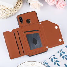 Load image into Gallery viewer, Skin Feel PU + TPU + PC Back Cover Shockproof Case with Card Slots &amp; Holder &amp; Photo Frame, For Samsung Galaxy A20 &amp; A30, For Samsung Galaxy A31, For Samsung Galaxy A51, For Samsung Galaxy M51, For Samsung Galaxy M80s &amp; A91, For Samsung Galaxy S20+