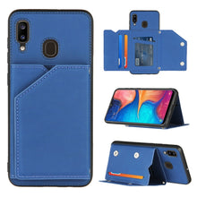 Load image into Gallery viewer, Skin Feel PU + TPU + PC Back Cover Shockproof Case with Card Slots &amp; Holder &amp; Photo Frame, For Samsung Galaxy A20 &amp; A30, For Samsung Galaxy A31, For Samsung Galaxy A51, For Samsung Galaxy M51, For Samsung Galaxy M80s &amp; A91, For Samsung Galaxy S20+
