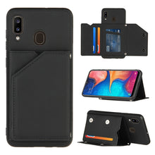 Load image into Gallery viewer, Skin Feel PU + TPU + PC Back Cover Shockproof Case with Card Slots &amp; Holder &amp; Photo Frame, For Samsung Galaxy A20 &amp; A30, For Samsung Galaxy A31, For Samsung Galaxy A51, For Samsung Galaxy M51, For Samsung Galaxy M80s &amp; A91, For Samsung Galaxy S20+