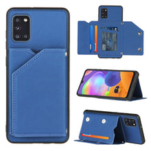 Load image into Gallery viewer, Skin Feel PU + TPU + PC Back Cover Shockproof Case with Card Slots &amp; Holder &amp; Photo Frame, For Samsung Galaxy A20 &amp; A30, For Samsung Galaxy A31, For Samsung Galaxy A51, For Samsung Galaxy M51, For Samsung Galaxy M80s &amp; A91, For Samsung Galaxy S20+