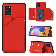 Load image into Gallery viewer, Skin Feel PU + TPU + PC Back Cover Shockproof Case with Card Slots &amp; Holder &amp; Photo Frame, For Samsung Galaxy A20 &amp; A30, For Samsung Galaxy A31, For Samsung Galaxy A51, For Samsung Galaxy M51, For Samsung Galaxy M80s &amp; A91, For Samsung Galaxy S20+
