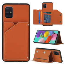 Load image into Gallery viewer, Skin Feel PU + TPU + PC Back Cover Shockproof Case with Card Slots &amp; Holder &amp; Photo Frame, For Samsung Galaxy A20 &amp; A30, For Samsung Galaxy A31, For Samsung Galaxy A51, For Samsung Galaxy M51, For Samsung Galaxy M80s &amp; A91, For Samsung Galaxy S20+