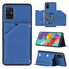 Load image into Gallery viewer, Skin Feel PU + TPU + PC Back Cover Shockproof Case with Card Slots &amp; Holder &amp; Photo Frame, For Samsung Galaxy A20 &amp; A30, For Samsung Galaxy A31, For Samsung Galaxy A51, For Samsung Galaxy M51, For Samsung Galaxy M80s &amp; A91, For Samsung Galaxy S20+