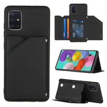 Load image into Gallery viewer, Skin Feel PU + TPU + PC Back Cover Shockproof Case with Card Slots &amp; Holder &amp; Photo Frame, For Samsung Galaxy A20 &amp; A30, For Samsung Galaxy A31, For Samsung Galaxy A51, For Samsung Galaxy M51, For Samsung Galaxy M80s &amp; A91, For Samsung Galaxy S20+