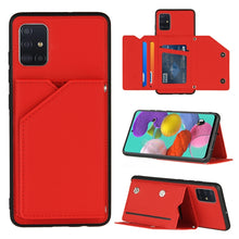 Load image into Gallery viewer, Skin Feel PU + TPU + PC Back Cover Shockproof Case with Card Slots &amp; Holder &amp; Photo Frame, For Samsung Galaxy A20 &amp; A30, For Samsung Galaxy A31, For Samsung Galaxy A51, For Samsung Galaxy M51, For Samsung Galaxy M80s &amp; A91, For Samsung Galaxy S20+