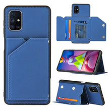 Load image into Gallery viewer, Skin Feel PU + TPU + PC Back Cover Shockproof Case with Card Slots &amp; Holder &amp; Photo Frame, For Samsung Galaxy A20 &amp; A30, For Samsung Galaxy A31, For Samsung Galaxy A51, For Samsung Galaxy M51, For Samsung Galaxy M80s &amp; A91, For Samsung Galaxy S20+