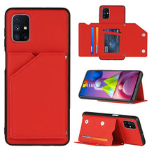 Load image into Gallery viewer, Skin Feel PU + TPU + PC Back Cover Shockproof Case with Card Slots &amp; Holder &amp; Photo Frame, For Samsung Galaxy A20 &amp; A30, For Samsung Galaxy A31, For Samsung Galaxy A51, For Samsung Galaxy M51, For Samsung Galaxy M80s &amp; A91, For Samsung Galaxy S20+
