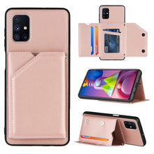 Load image into Gallery viewer, Skin Feel PU + TPU + PC Back Cover Shockproof Case with Card Slots &amp; Holder &amp; Photo Frame, For Samsung Galaxy A20 &amp; A30, For Samsung Galaxy A31, For Samsung Galaxy A51, For Samsung Galaxy M51, For Samsung Galaxy M80s &amp; A91, For Samsung Galaxy S20+