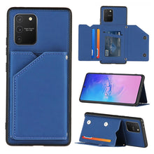 Load image into Gallery viewer, Skin Feel PU + TPU + PC Back Cover Shockproof Case with Card Slots &amp; Holder &amp; Photo Frame, For Samsung Galaxy A20 &amp; A30, For Samsung Galaxy A31, For Samsung Galaxy A51, For Samsung Galaxy M51, For Samsung Galaxy M80s &amp; A91, For Samsung Galaxy S20+