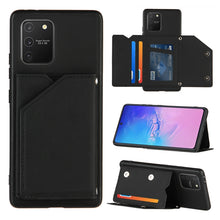 Load image into Gallery viewer, Skin Feel PU + TPU + PC Back Cover Shockproof Case with Card Slots &amp; Holder &amp; Photo Frame, For Samsung Galaxy A20 &amp; A30, For Samsung Galaxy A31, For Samsung Galaxy A51, For Samsung Galaxy M51, For Samsung Galaxy M80s &amp; A91, For Samsung Galaxy S20+