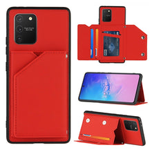 Load image into Gallery viewer, Skin Feel PU + TPU + PC Back Cover Shockproof Case with Card Slots &amp; Holder &amp; Photo Frame, For Samsung Galaxy A20 &amp; A30, For Samsung Galaxy A31, For Samsung Galaxy A51, For Samsung Galaxy M51, For Samsung Galaxy M80s &amp; A91, For Samsung Galaxy S20+