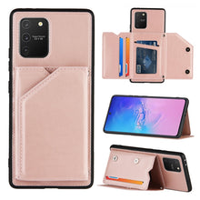 Load image into Gallery viewer, Skin Feel PU + TPU + PC Back Cover Shockproof Case with Card Slots &amp; Holder &amp; Photo Frame, For Samsung Galaxy A20 &amp; A30, For Samsung Galaxy A31, For Samsung Galaxy A51, For Samsung Galaxy M51, For Samsung Galaxy M80s &amp; A91, For Samsung Galaxy S20+