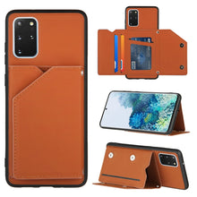 Load image into Gallery viewer, Skin Feel PU + TPU + PC Back Cover Shockproof Case with Card Slots &amp; Holder &amp; Photo Frame, For Samsung Galaxy A20 &amp; A30, For Samsung Galaxy A31, For Samsung Galaxy A51, For Samsung Galaxy M51, For Samsung Galaxy M80s &amp; A91, For Samsung Galaxy S20+