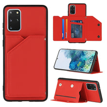 Load image into Gallery viewer, Skin Feel PU + TPU + PC Back Cover Shockproof Case with Card Slots &amp; Holder &amp; Photo Frame, For Samsung Galaxy A20 &amp; A30, For Samsung Galaxy A31, For Samsung Galaxy A51, For Samsung Galaxy M51, For Samsung Galaxy M80s &amp; A91, For Samsung Galaxy S20+