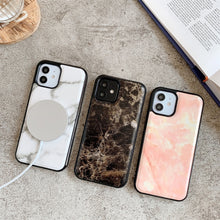 Load image into Gallery viewer, Marble Pattern Patch PC + TPU Shockproof Magsafe Case, For iPhone 12 mini, For iPhone 12 / 12 Pro, For iPhone 12 Pro Max