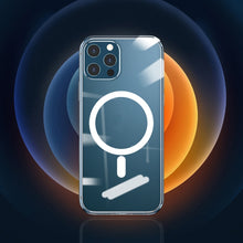 Load image into Gallery viewer, WK WPC-007 iDeal Series Magsafe Case Magnetic Ring All-inclusive Clear TPU Transparent Shockproof Case, For iPhone 11, For iPhone 11 Pro, For iPhone 11 Pro Max, For iPhone 12 Mini, For iPhone 12 / 12 Pro, For iPhone 12 Pro Max