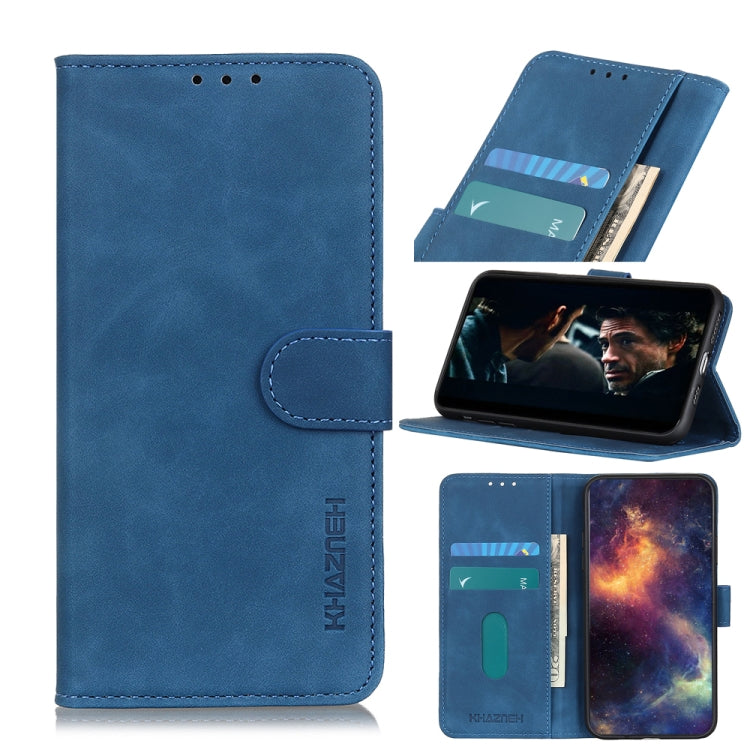 KHAZNEH Retro Texture PU + TPU Horizontal Flip Leather Case with Holder & Card Slots & Wallet, For OPPO A15