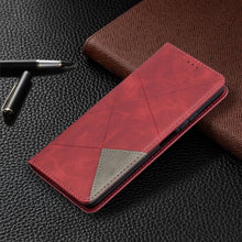 Load image into Gallery viewer, Prismatic Invisible Magnetic Horizontal Flip Leather Case with Holder &amp; Card Slots &amp; Photo Frame, For Huawei P smart 2021 / Y7a, For Samsung Galaxy A12