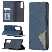 Load image into Gallery viewer, Prismatic Invisible Magnetic Horizontal Flip Leather Case with Holder &amp; Card Slots &amp; Photo Frame, For Huawei P smart 2021 / Y7a, For Samsung Galaxy A12