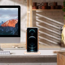 Load image into Gallery viewer, R-JUST Metal + Wood Frame Protective Case, For iPhone 12 mini, For iPhone 12 / 12 Pro, For iPhone 12 Pro Max