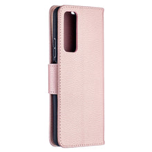 Load image into Gallery viewer, Litchi Texture Pure Color Horizontal Flip PU Leather Case with Holder &amp; Card Slots &amp; Wallet &amp; Lanyard, For Huawei P smart 2021 / Y7a, For Samsung Galaxy A12