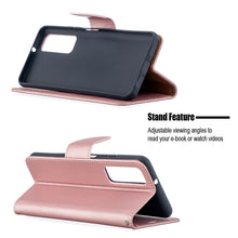 Load image into Gallery viewer, Litchi Texture Pure Color Horizontal Flip PU Leather Case with Holder &amp; Card Slots &amp; Wallet &amp; Lanyard, For Huawei P smart 2021 / Y7a, For Samsung Galaxy A12