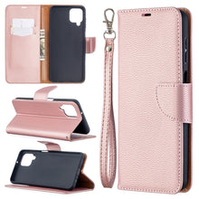 Load image into Gallery viewer, Litchi Texture Pure Color Horizontal Flip PU Leather Case with Holder &amp; Card Slots &amp; Wallet &amp; Lanyard, For Huawei P smart 2021 / Y7a, For Samsung Galaxy A12