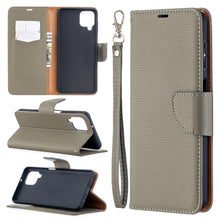 Load image into Gallery viewer, Litchi Texture Pure Color Horizontal Flip PU Leather Case with Holder &amp; Card Slots &amp; Wallet &amp; Lanyard, For Huawei P smart 2021 / Y7a, For Samsung Galaxy A12