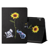 Colored Drawing Horizontal Flip Leather Case with Holder & Card Slots, For Huawei MediaPad T5 10 inch, For Huawei MatePad T8, For Huawei Honor Pad 6 / X6 & Enjoy 2 & MatePad T10 / T10S, For Samsung Galaxy Tab A 10.1 2019 T515/T510                      ...