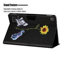 Load image into Gallery viewer, Colored Drawing Horizontal Flip Leather Case with Holder &amp; Card Slots