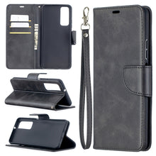 Load image into Gallery viewer, Retro Lambskin Texture Pure Color Horizontal Flip PU Leather Case with Holder &amp; Card Slots &amp; Wallet &amp; Lanyard, For Huawei P smart 2021 / Y7a, For Samsung Galaxy A12