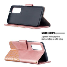 Load image into Gallery viewer, Matching Color Crocodile Texture Horizontal Flip PU Leather Case with Wallet &amp; Holder &amp; Card Slots, For Huawei P smart 2021 / Y7a, For Samsung Galaxy A12