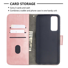 Load image into Gallery viewer, Matching Color Crocodile Texture Horizontal Flip PU Leather Case with Wallet &amp; Holder &amp; Card Slots, For Huawei P smart 2021 / Y7a, For Samsung Galaxy A12