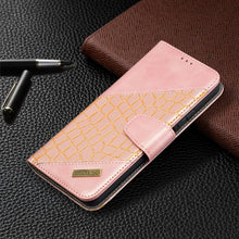 Load image into Gallery viewer, Matching Color Crocodile Texture Horizontal Flip PU Leather Case with Wallet &amp; Holder &amp; Card Slots, For Huawei P smart 2021 / Y7a, For Samsung Galaxy A12