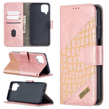 Load image into Gallery viewer, Matching Color Crocodile Texture Horizontal Flip PU Leather Case with Wallet &amp; Holder &amp; Card Slots, For Huawei P smart 2021 / Y7a, For Samsung Galaxy A12