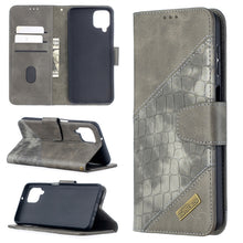 Load image into Gallery viewer, Matching Color Crocodile Texture Horizontal Flip PU Leather Case with Wallet &amp; Holder &amp; Card Slots, For Huawei P smart 2021 / Y7a, For Samsung Galaxy A12