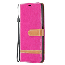 Load image into Gallery viewer, Lite Color Matching Denim Texture Horizontal Flip Leather Case with Holder &amp; Card Slots &amp; Wallet &amp; Lanyard, For Huawei P smart 2021 / Y7a, For Samsung Galaxy A12