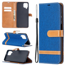 Load image into Gallery viewer, Lite Color Matching Denim Texture Horizontal Flip Leather Case with Holder &amp; Card Slots &amp; Wallet &amp; Lanyard, For Huawei P smart 2021 / Y7a, For Samsung Galaxy A12