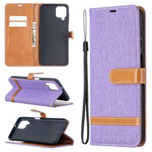Load image into Gallery viewer, Lite Color Matching Denim Texture Horizontal Flip Leather Case with Holder &amp; Card Slots &amp; Wallet &amp; Lanyard, For Huawei P smart 2021 / Y7a, For Samsung Galaxy A12